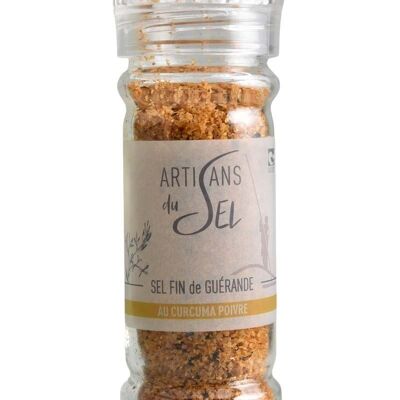 Guérande molinillo de sal fina cúrcuma pimienta - 80gr