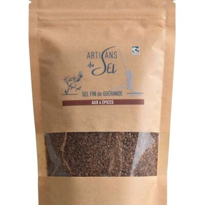 Guérande fine salt with 4 spices - 200gr