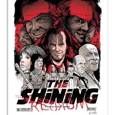 Poster artistico - The Shining - Joshua Budich-A3