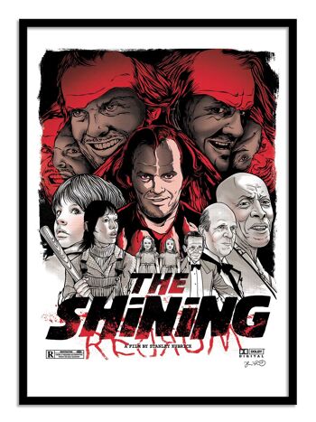 Art-Poster - The Shining - Joshua Budich-A3 3