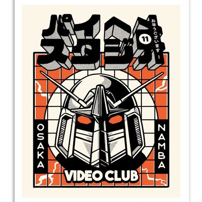 Art-Poster - The Video club - Paiheme studio