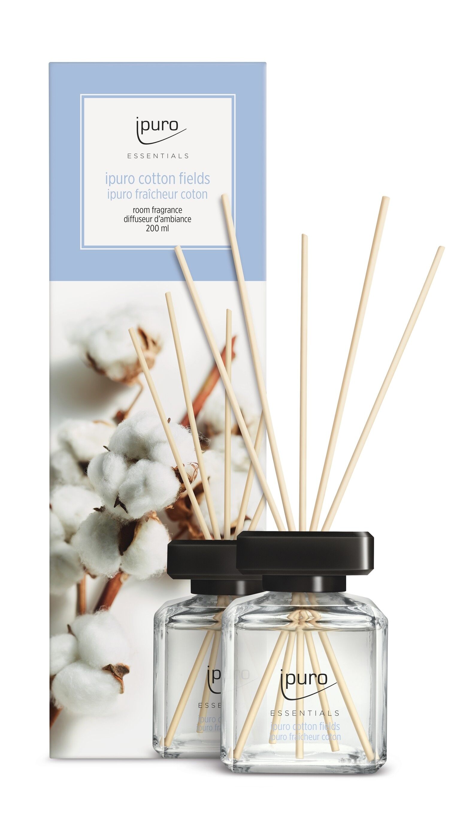 Raumduft, 200ml, ipuro ESSENTIALS, Cotton Fields