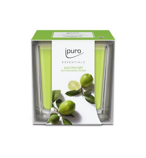 Duftkerze, 125g, ipuro ESSENTIALS, Lime Light