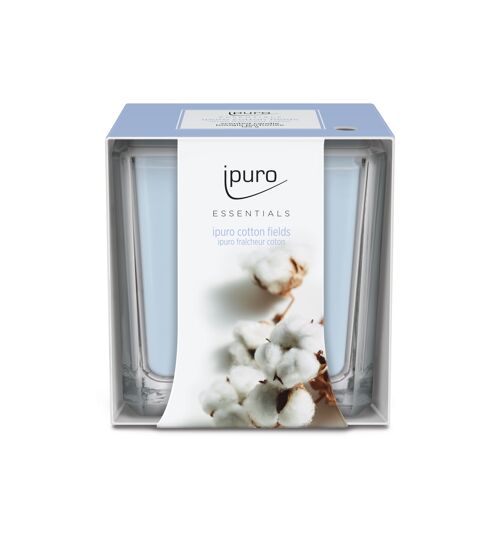 Duftkerze, 125g, ipuro ESSENTIALS, Cotton Fields