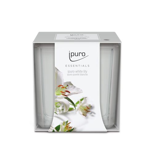 ipuro Pure Black and White Room Fragrance Set with Delicate Rose