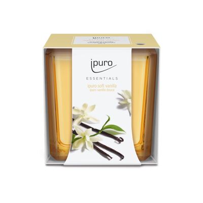 Duftkerze, 125g, ipuro ESSENTIALS, soft vanilla