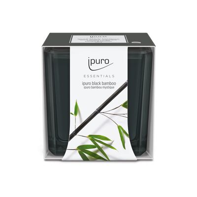 Duftkerze, 125g, ipuro ESSENTIALS, Black Bamboo