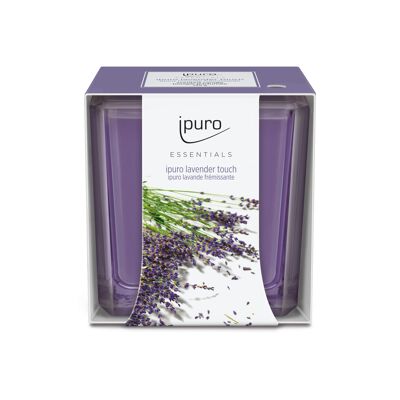 Duftkerze, 125g, ipuro ESSENTIALS, Lavender Touch