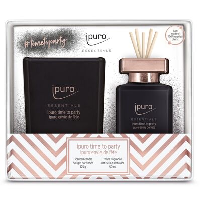 ESSENTIALS ipuro black bamboo room fragrance set – IPURO