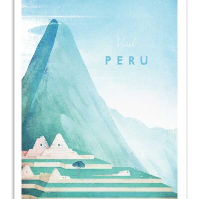 Kunstplakat - Besuchen Sie Peru - Henry Rivers W19267-A3