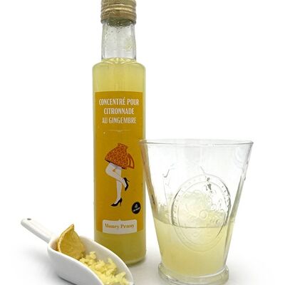 Concentré pour citronnade au gingembre (250 ml)