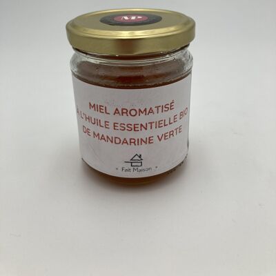 Limousinhonig aromatisiert mit ätherischem Bio-Mandarinenöl (220 g)