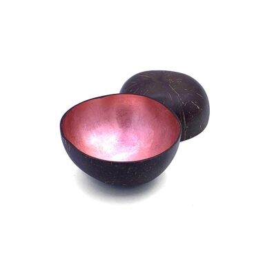 Pastellrosa metallisch lackierte Coco Bowl
