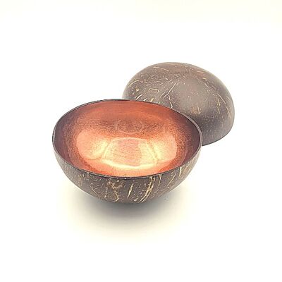 Bronze-metallic lackierte Coco Bowl