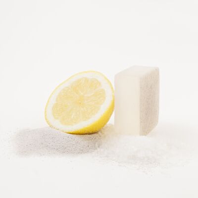 Exfoliante sólido para pies con limón y piedra pómez - 60g