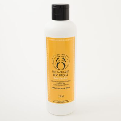 Lait Capillaire sans rinçage Ricin & Tea Tree - 250 ml