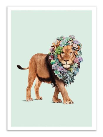 Art-Poster - Succulent lion - Jonas Loose 1