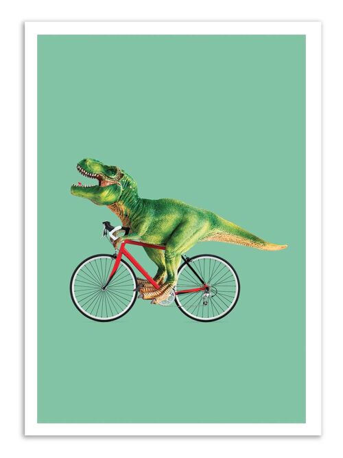 Art-Poster - T-Rex bike - Jonas Loose
