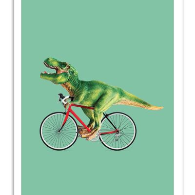 Art-Poster - T-Rex bike - Jonas Loose-A3