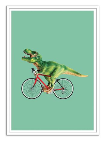 Art-Poster - T-Rex bike - Jonas Loose-A3 2