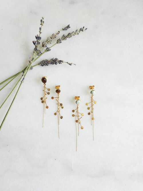 Boucles d'oreilles Jasmine agathe