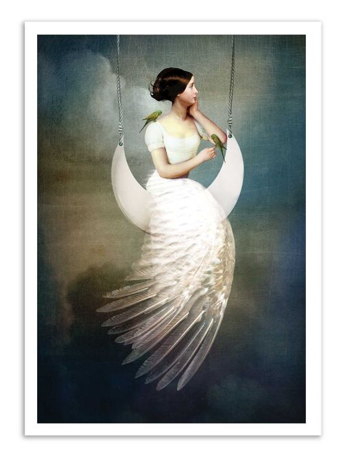 Art-Poster - To the moon and back - Catrin Welz-Stein-A3