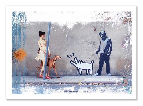Art-Poster - Casimir, Haring and Banksy - José Luis Guerrero-A3