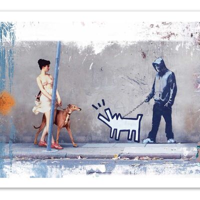 Poster artistico - Casimir, Haring e Banksy - José Luis Guerrero-A3