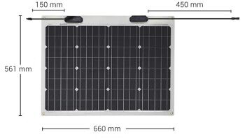 Module solaire semi-flexible Surf50-F 2