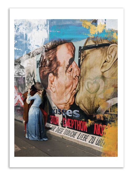 Art-Poster - Kisses - José Luis Guerrero-A3
