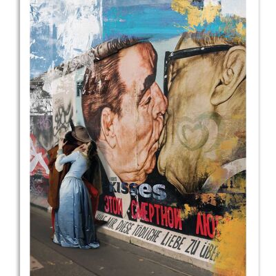 Art-Poster - Kisses - José Luis Guerrero-A3
