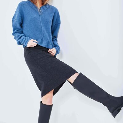 Rhea Wrap Knit Skirt