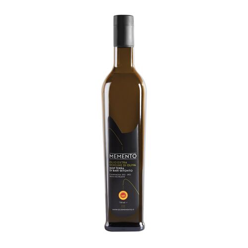 Olio Memento - olio extra vergine di oliva 100% italiano DOP Terra di Bari-Bitonto