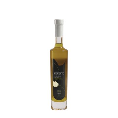 Memento Oil – 100 % italienisches natives Olivenöl extra, aromatisiert mit Knoblauch