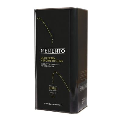 Olio Memento - 100% aceite de oliva virgen extra italiano 5L