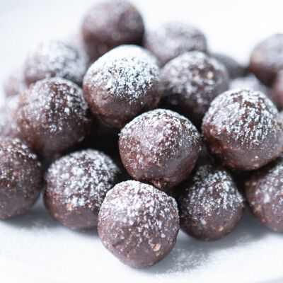 GoGo Bites – Schokoladen-Nuss-Brownie – Nachfüllpackungen aus Glas