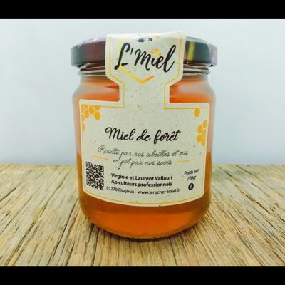 Miel de forêt 250g, récolté dans l'Ain