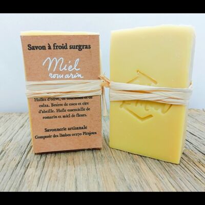 Honey soap and rosemary essential oil 105g