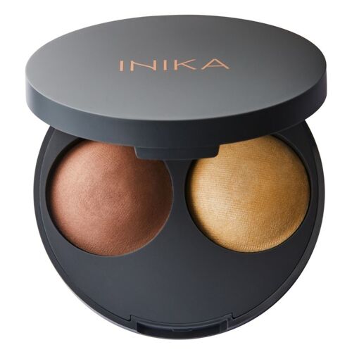 INIKA Certified Organic Baked Contour Duo- Teak 5g