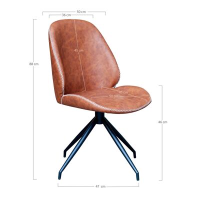 Monte Carlo Dining Chair with Swivel