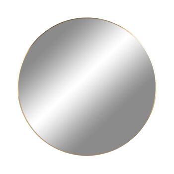 Jersey Mirror - Miroir avec cadre aspect laiton 1