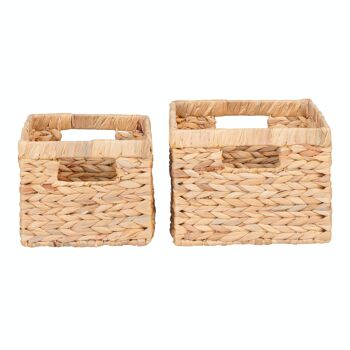 Passo Baskets - Paniers rectangulaires en jacinthe d'eau 3