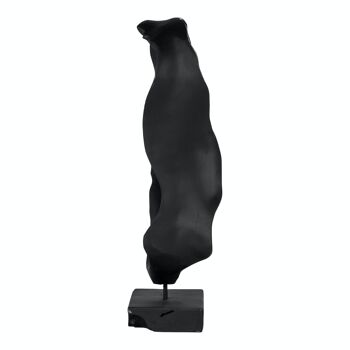 Donato Sculpture - Sculpture en teck noir 4