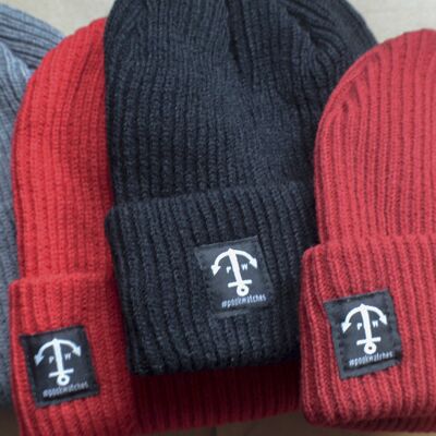 10x Pack Cousteau Beanie BLACK