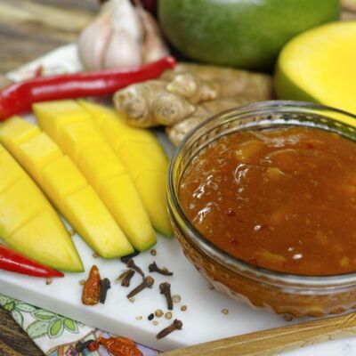 Chutney de mangue-poire