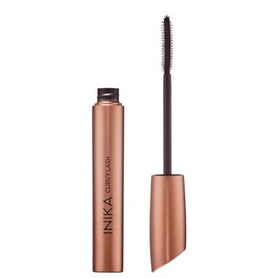 Máscara de Pestañas Curvy Lash Orgánica Certificada INIKA, Negra – 7.5ml