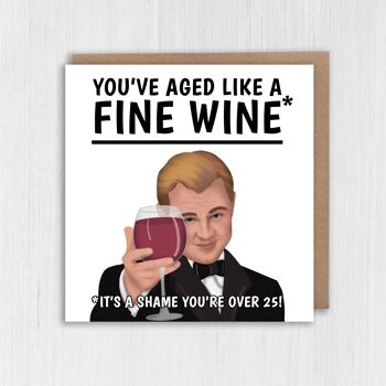 Carte meme Leonardo DiCaprio: Vous avez vieilli comme un bon vin 2