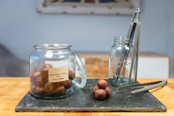 GoGo Bites - Beurre de cacahuètes et pépites de chocolat - Recharge de bocal en verre 2