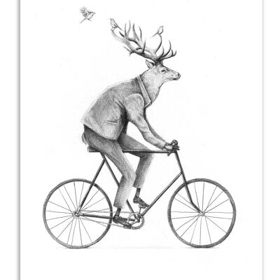 Art-Poster - Incluso un caballero cabalga - Mike Koubou