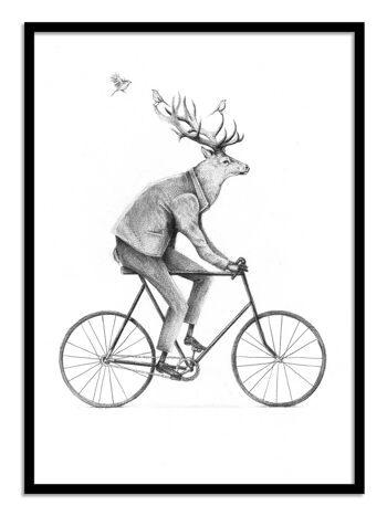 Art-Poster - Even a gentleman rides - Mike Koubou 3